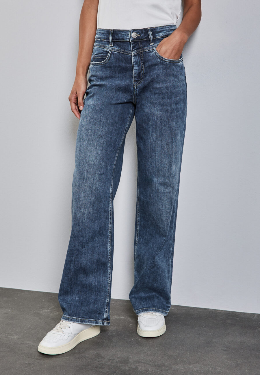 Street One Damen Wide Leg Jeans