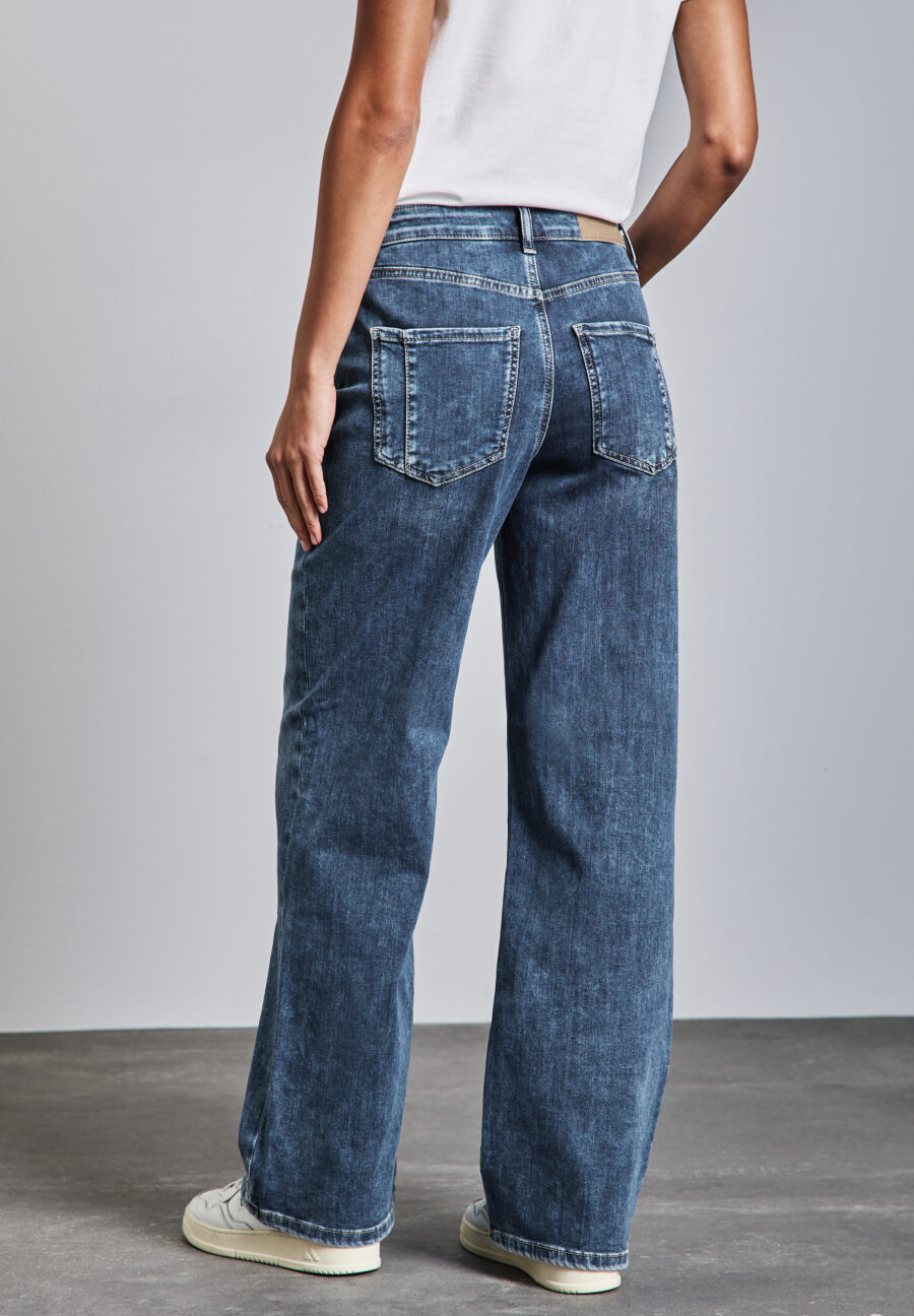 Street One Damen Wide Leg Jeans