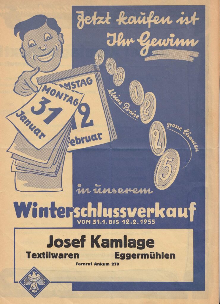 prospekt kamlage 1955