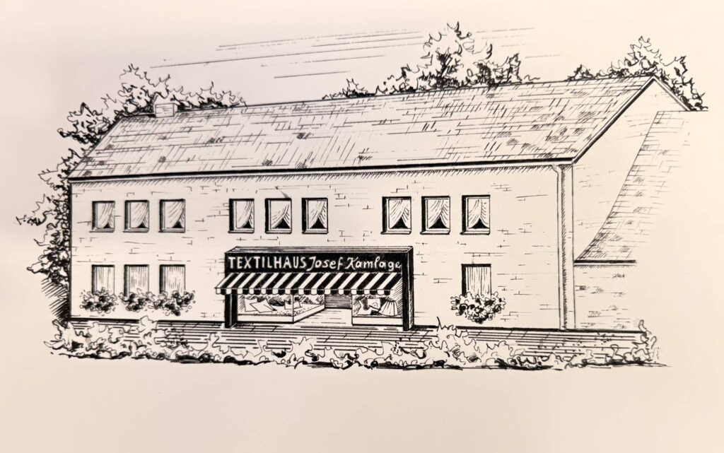 alte Zeichnung fassade